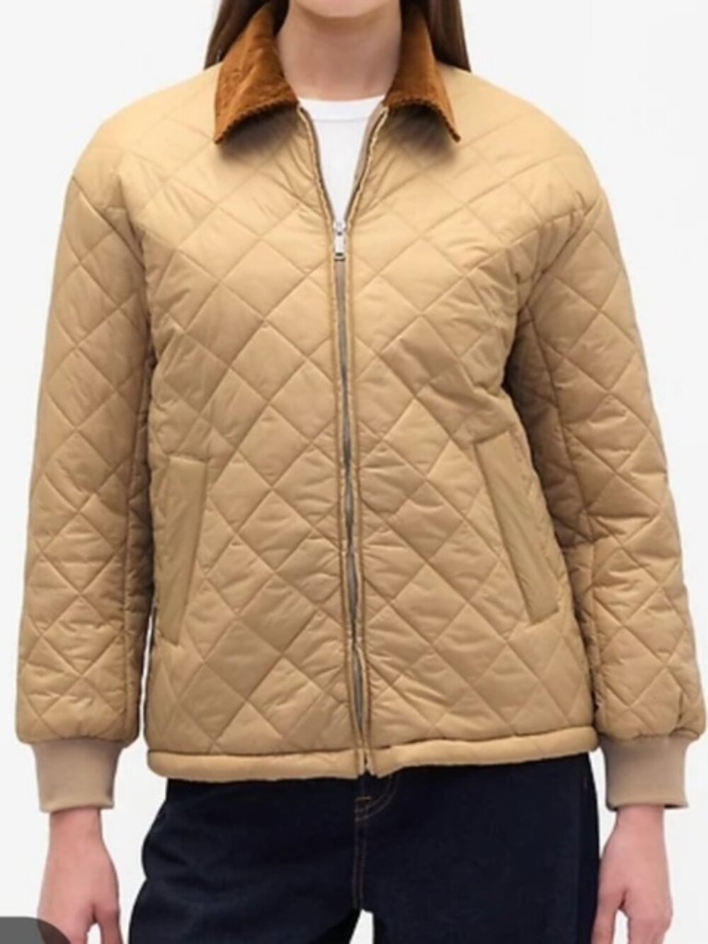 GAP Relaxed Quilted Nylon Jacket - Women’s Size L